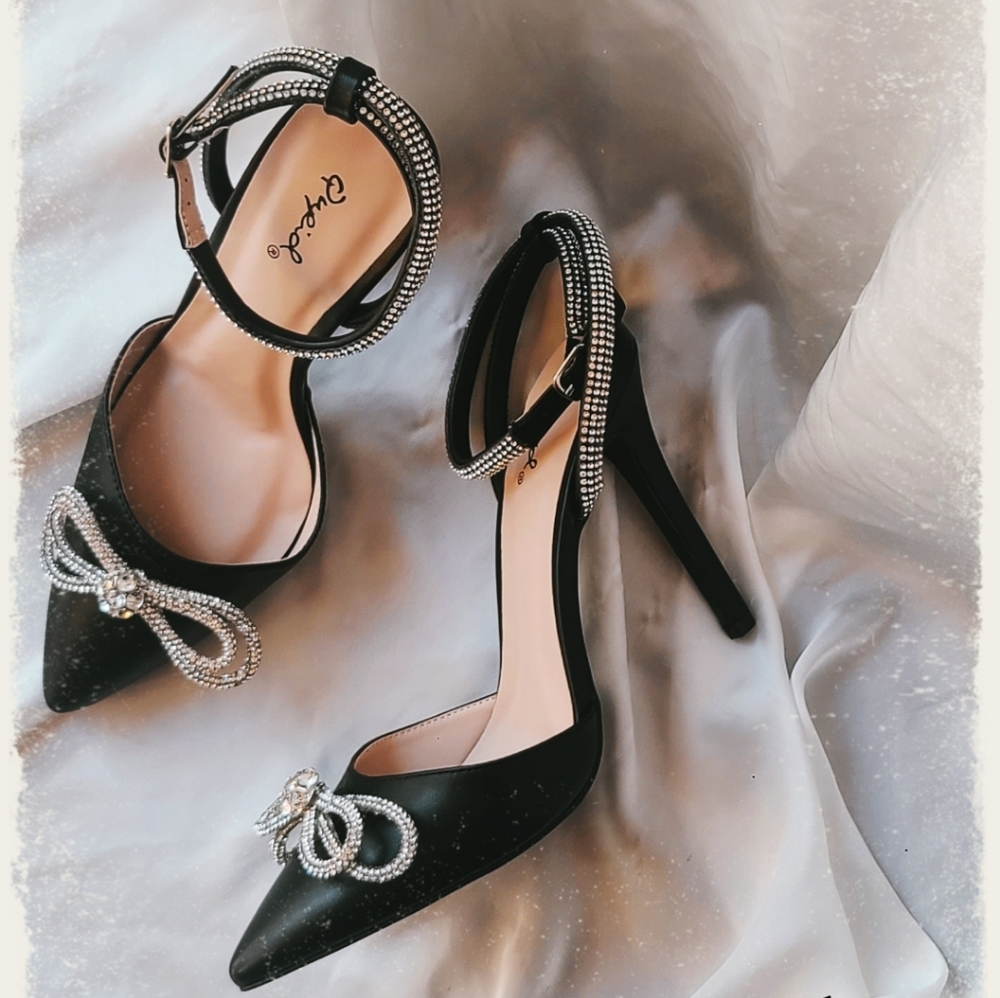 🆕️The Leila// Black pointy toe heel - Picture 2 of 6